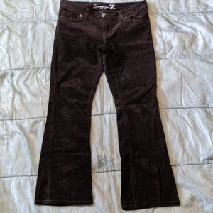 Seven7 Size 14 Brown Courdoroy Boot Cut